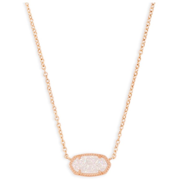 Kendra Scott Iridescent Drusy Pendant Necklace - Picture 3 of 4